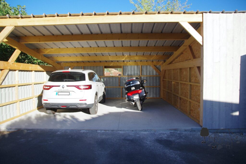 Garage pour les motos à Sarlat